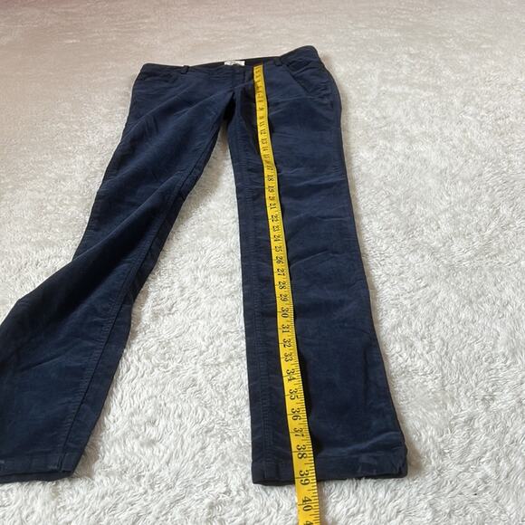 Yerse Deep blue velvet skinny pants, NWT size small or T1 - Picture 4 of 10
